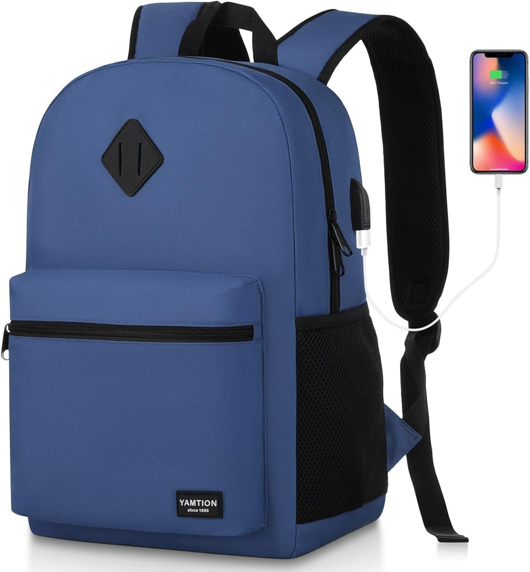 YAMTION 17,3 Zoll Schulrucksack Jungen Teenager Rucksack Herren,Schultasche Schulranzen Rucksack Sch