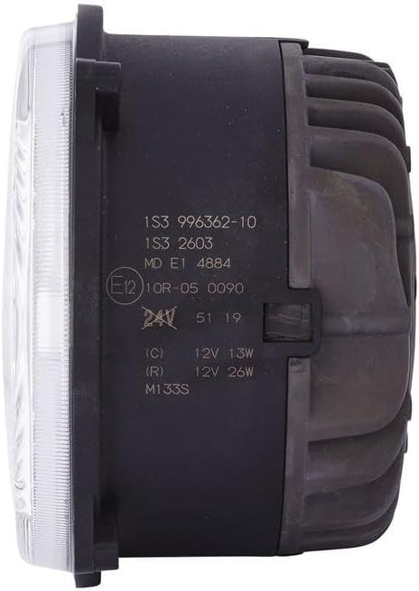 HELLA - LED-Hauptscheinwerfer - M133 - 12V - Einbau - glasklare Streuscheibe - Lichtscheibenfarbe: t