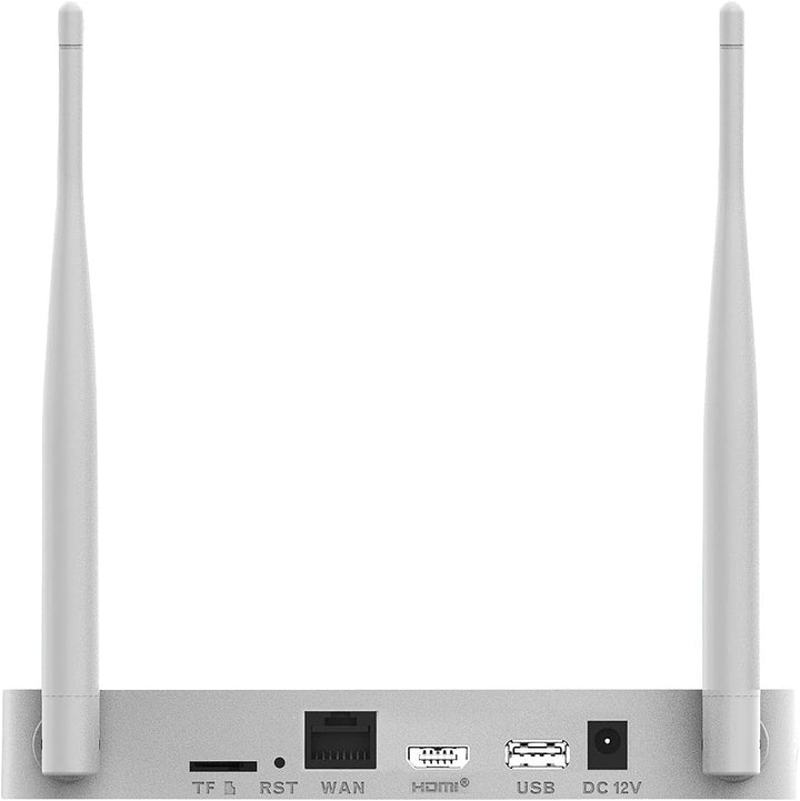 VisorTech Videoüberwachung: 2K-Festplatten-Überwachungsrekorder + 4 Solar-Akku-Kameras, HDMI, App (S