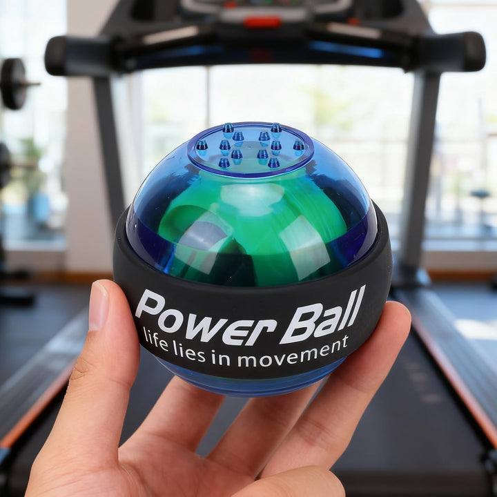 Bewinner Handgelenk-Trainingsball mit Beleuchtetem Gyroskop, Arm- und Unterarm-Trainingsgerät für Gr