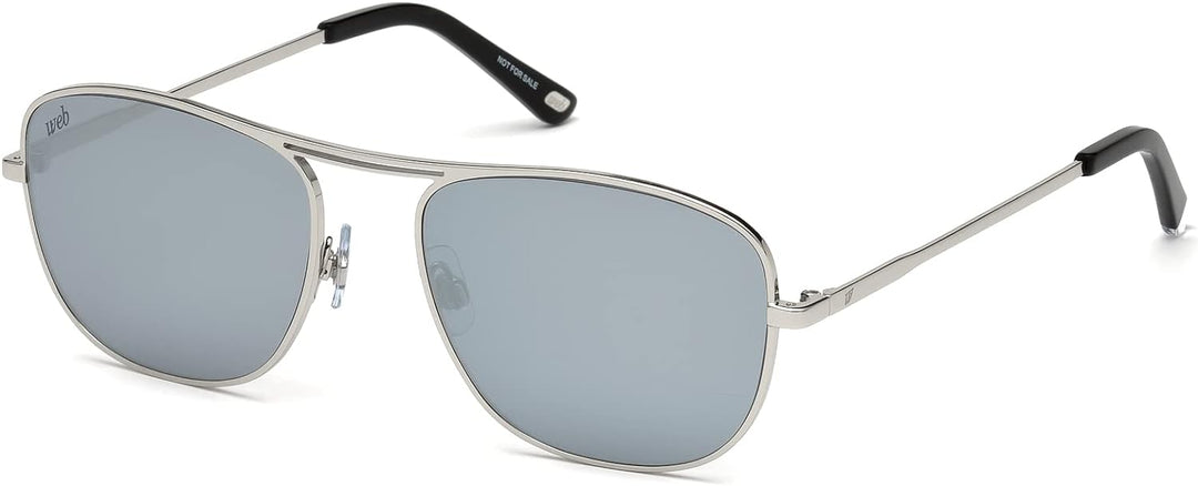 WEB Unisex-Erwachsene WE0199 16E 55 Brillengestelle, Silber (Palladio LucMarrone), 55.0