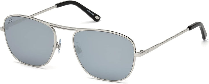 WEB Unisex-Erwachsene WE0199 16E 55 Brillengestelle, Silber (Palladio LucMarrone), 55.0