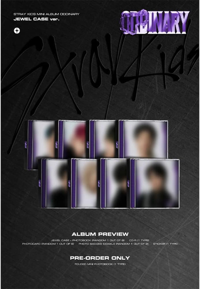 Stray Kids - ODDINARY JEWEL CASE ver. (I.N ver.)