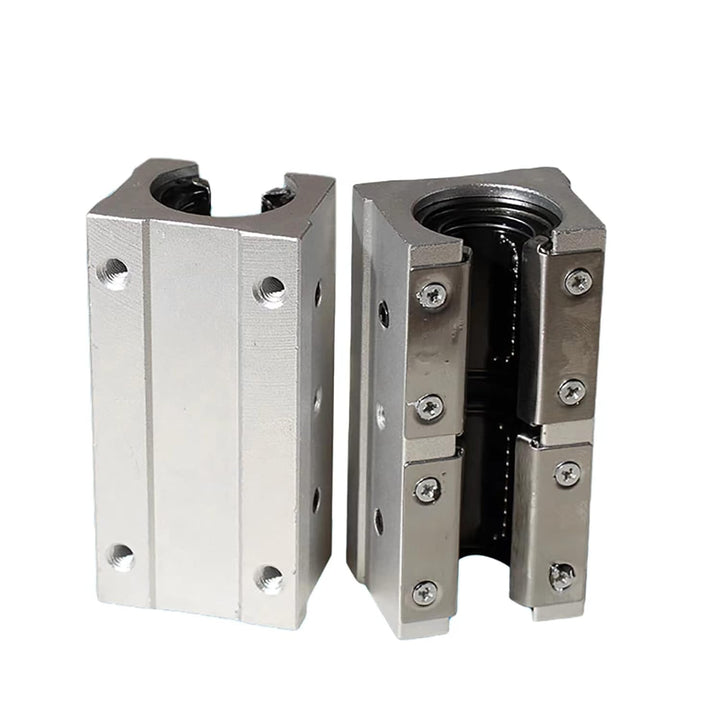 Coavoo 2 Stück SBR12LUU 12mm Linear Kugellager Slide Block Öffnen Schiebeblock Lagerblöcke für SBR12