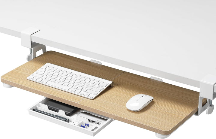 ETHU Tastaturablage unter dem Schreibtisch KBT68 (Eiche), Eiche