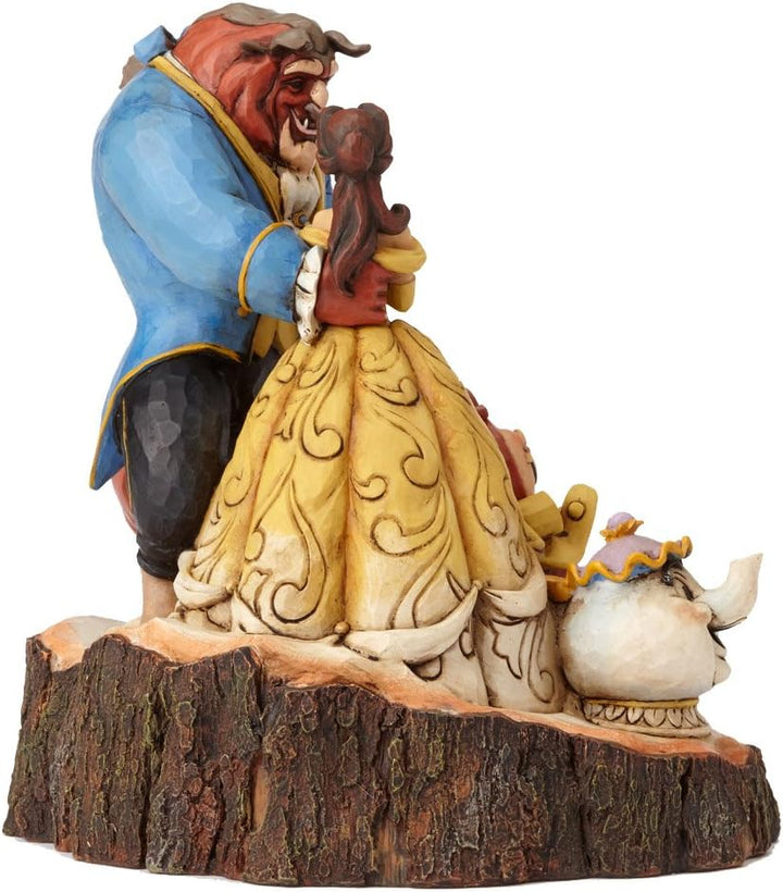 Enesco 4031487 Figur Disney Tradition Tale As Old As Time, Carved By Heart Beauty & The Beast Figur,