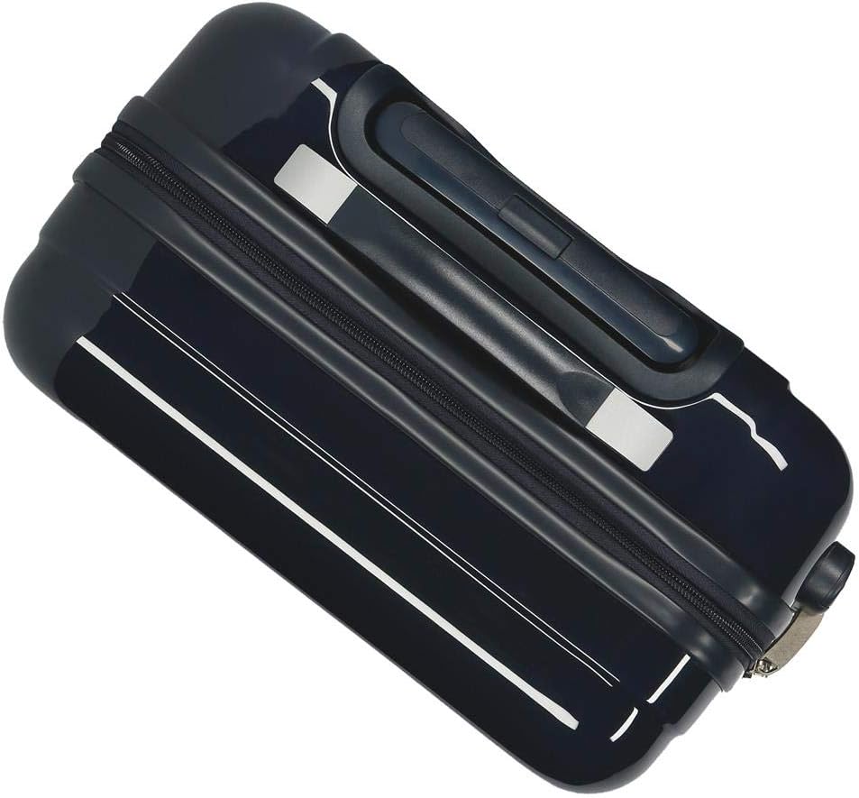 Disney Minnie Rainbow Kabinentasche, Blau, 37 x 55 x 20 cm, starrer ABS-Kombinationsverschluss seitl