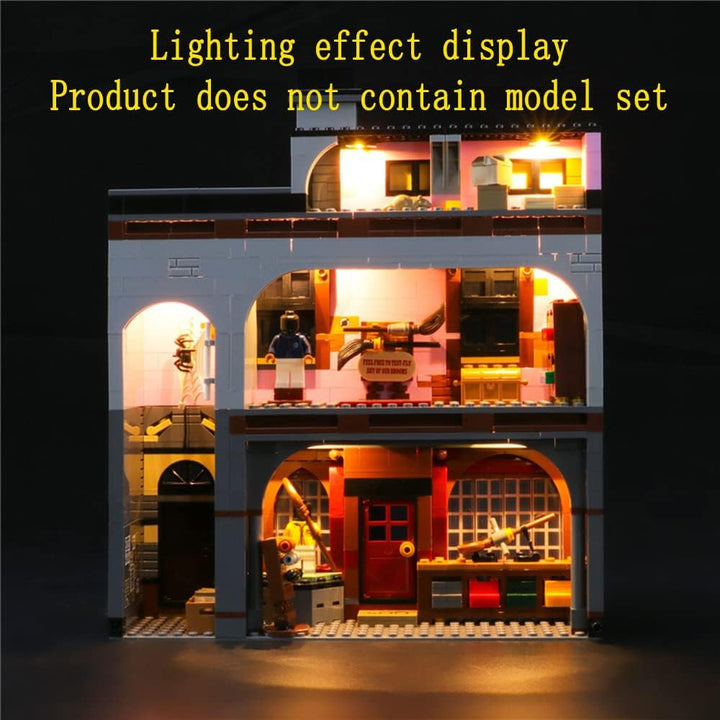 GEAMENT LED Licht-Set Kompatibel mit Lego Harry Potter Winkelgasse (Diagon Alley) - Beleuchtungsset