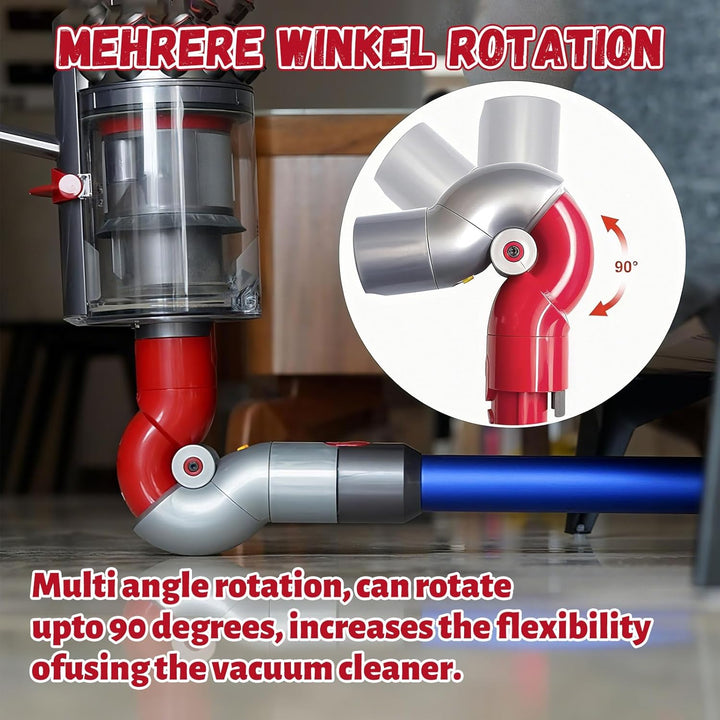 Srup Dyson v15 zubehör, Schnellauslöse Adapter für Dysón Staubsauger, Gelenk-Aufsatz für Dysón V12 D