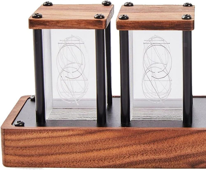 Digitale Nixie-Röhrenuhr, 8 Anzeigemodi, RGB-Vollfarb-LED-Schreibtischuhr, USB-betrieben, Farbwechse