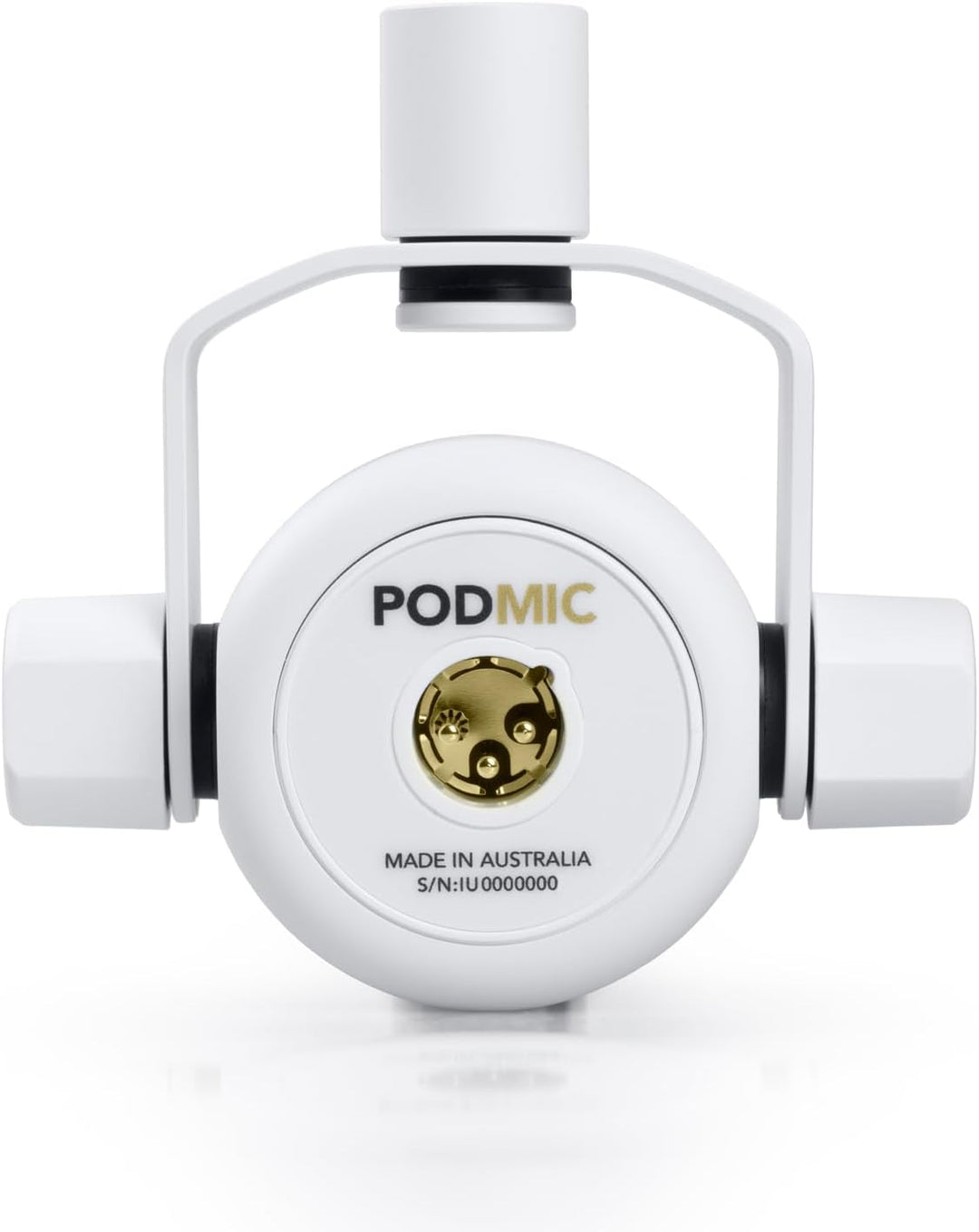 Rode Podmic professionelles Podcast-Mikrofon Weiss + keepdrum MS138 Gelenkarm Weiss