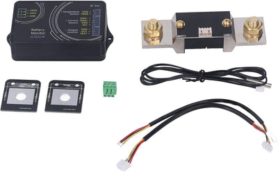 Batteriewächter, ABS-Messing 400 A-kompatibel 0-120 V Wireless-Spannungsstrom-Messmodul Wohnmobil-Zu