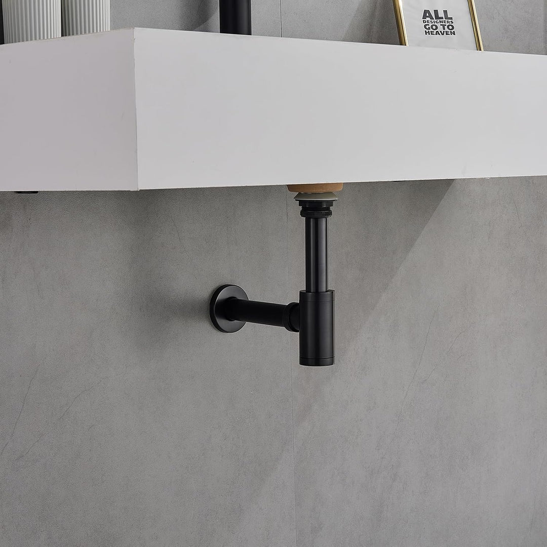 KEOKBON Universal Siphon, Siphon für Waschbecken & Waschtisch, Keymark Messing Syphon Sifon Universa