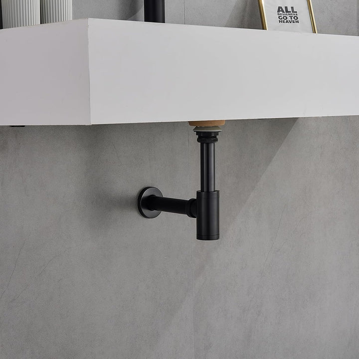 KEOKBON Universal Siphon, Siphon für Waschbecken & Waschtisch, Keymark Messing Syphon Sifon Universa