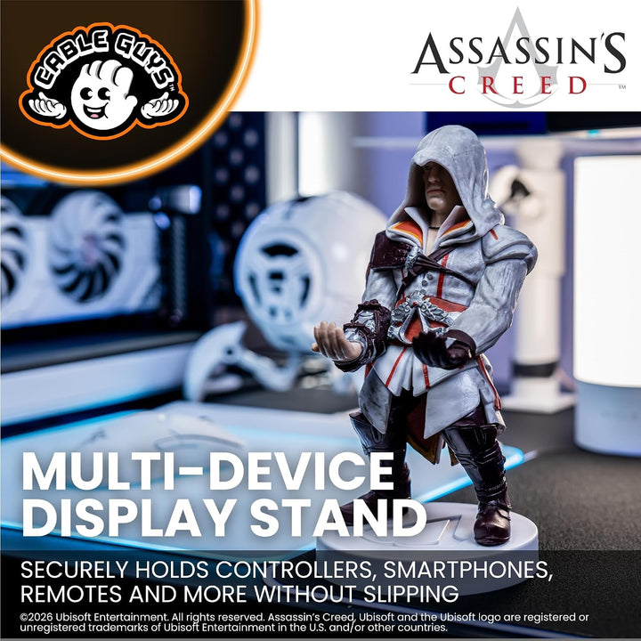 Cableguys Assassin's Creed Ezio Controller Halter & Handy Ständer - Gaming Zubehör für Schreibtisch-
