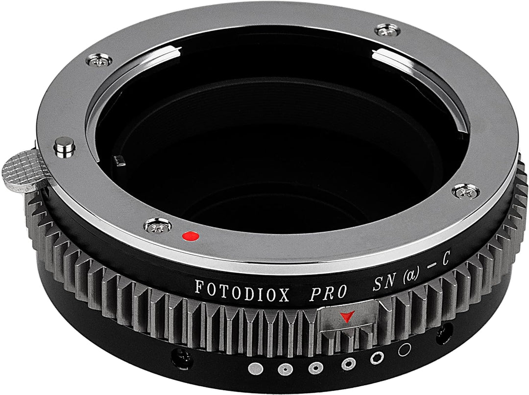 Fotodiox Pro Lens Mount Adapter Compatible with Sony A-Mount and Minolta AF Lenses to C-Mount Camera