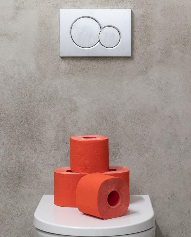 Renova Hygienisches Papier, Rot, 5 x 4 Rollen, Rot
