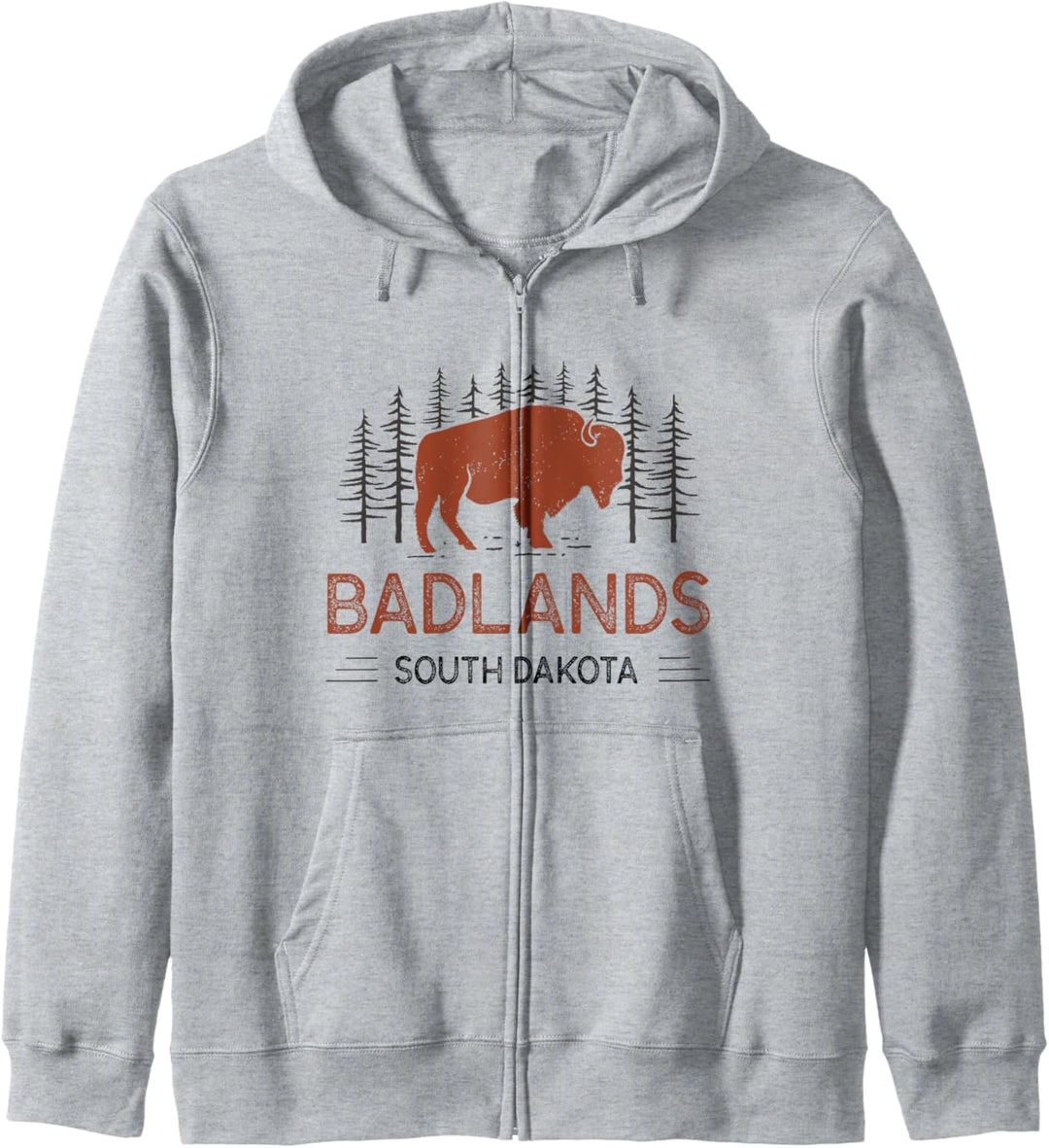 Vintage-Badlands-Nationalpark Kapuzenjacke