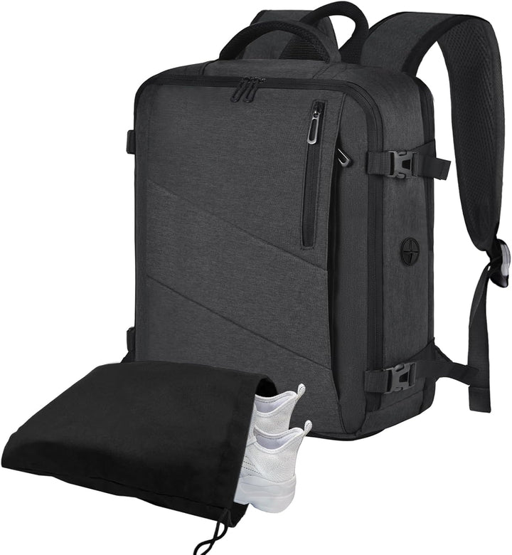 Leyrica Handgepäck Rucksack 45x36x20 für Easyjet, Reiserucksack Tasche Wasserdichter Flugzeug Reiset