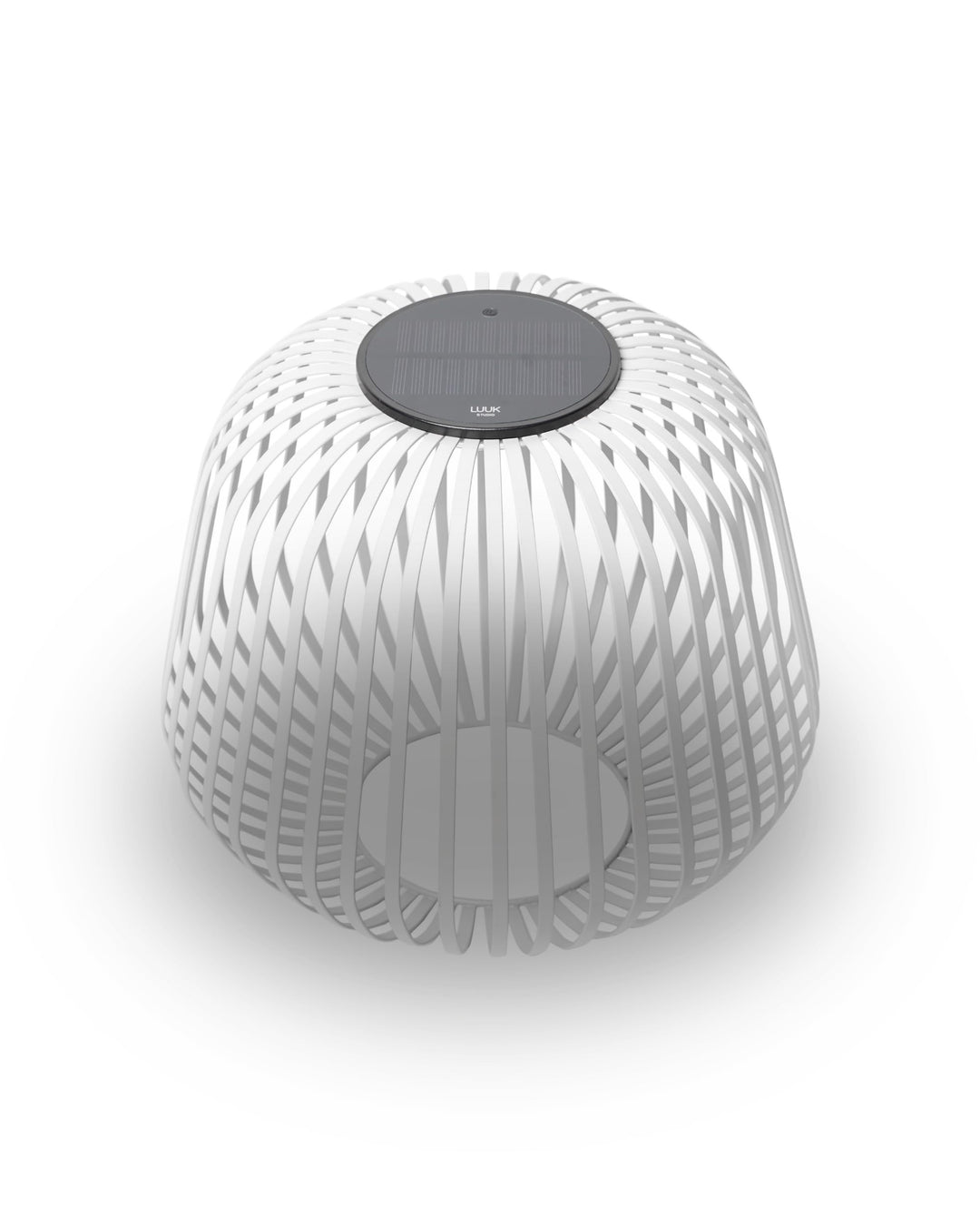 LUUK Studio Moderne Outdoor Solarlampe SOLIS, LED Tischlaterne & Windlicht für Garten, Balkon & Terr