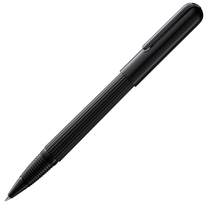 LAMY imporium Tintenroller 392 - Rollpen mit ungewöhnlichem Korpus in mattschwarzer PVD Veredelung u
