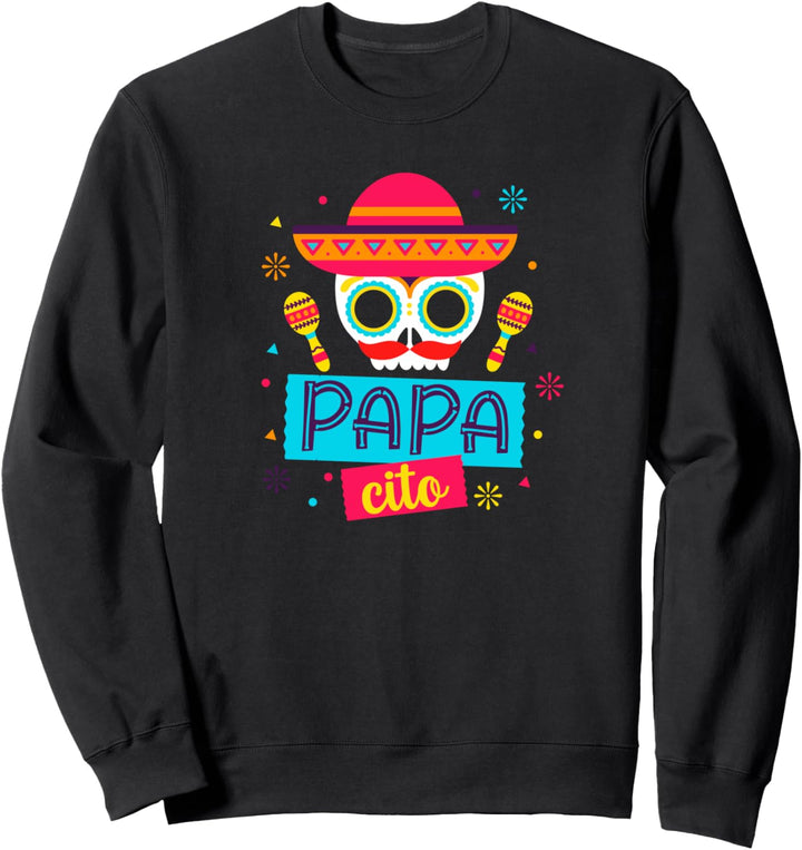 Papacito Lustig Cinco De Mayo Mexiko Mexikanisch Latino Paar Sweatshirt