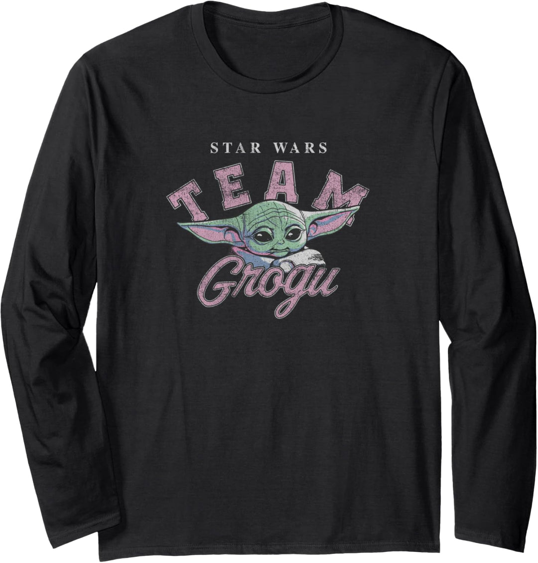 Star Wars The Mandalorian Team Grogu Langarmshirt