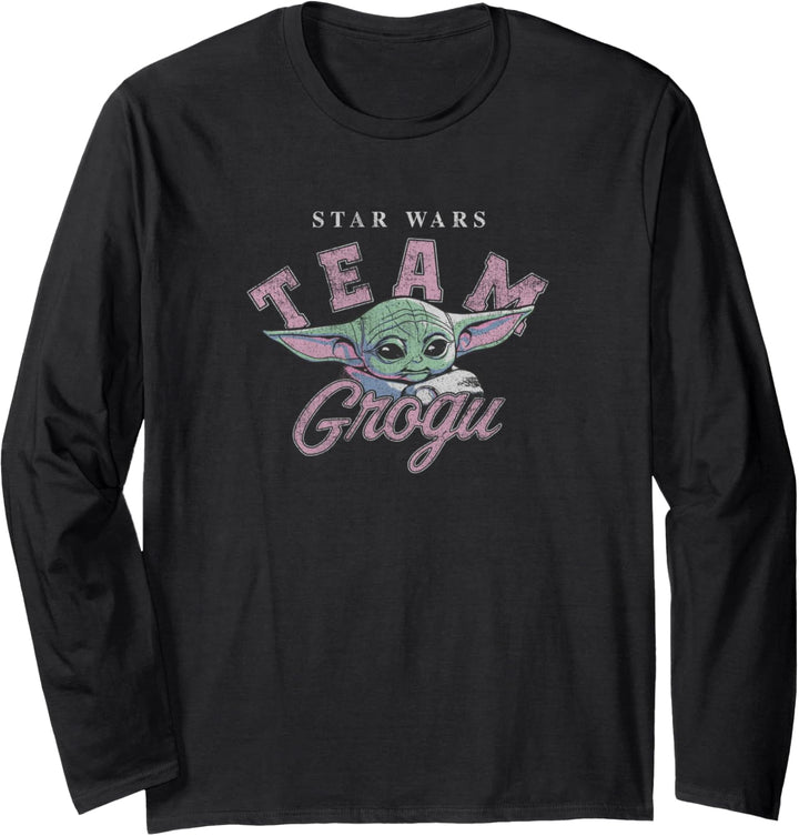 Star Wars The Mandalorian Team Grogu Langarmshirt