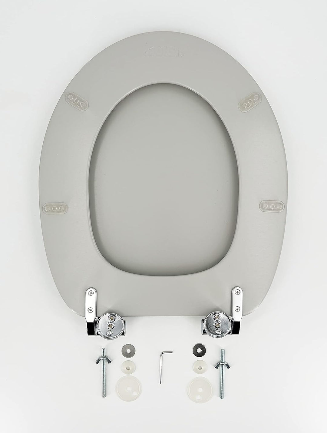 ADOB Premium Soft WC Sitz gepolstert Farbe manhattan grau mit Absenkautomatik, 69650, Manhattan Grau