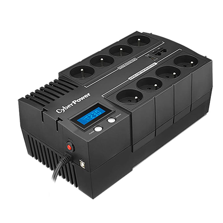 CyberPower Systems BR700ELCD-FR UPS Power Supply Schwarz