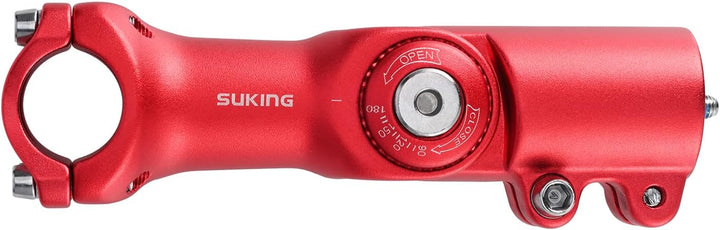 CYSKY Verstellbar Vorbau 25,4 60mm/80mm/100mm 0-90 Grad Verstellbar MTB Vorbau Lenker Vorbau Verstel