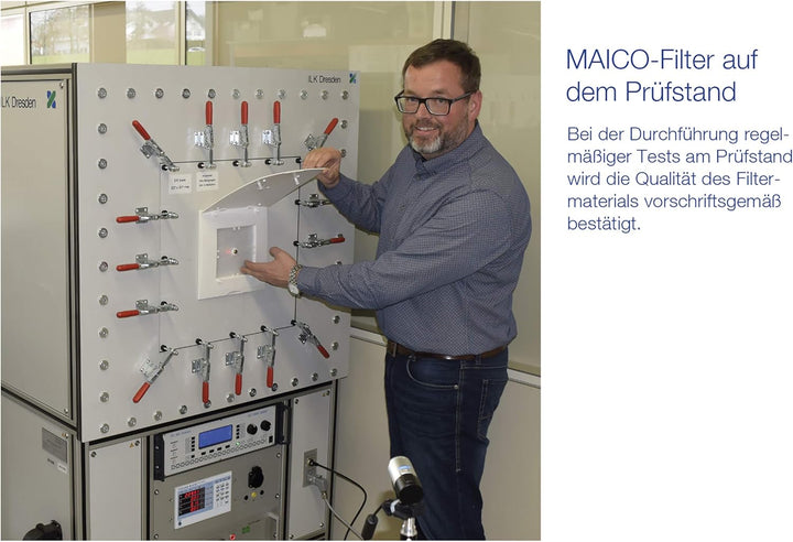 Maico - Orignial ZF 60/100 Luftfilter, 0093.0331 - Verpackungseinheit 5 Stück inkl. 5 Timestrips, Er