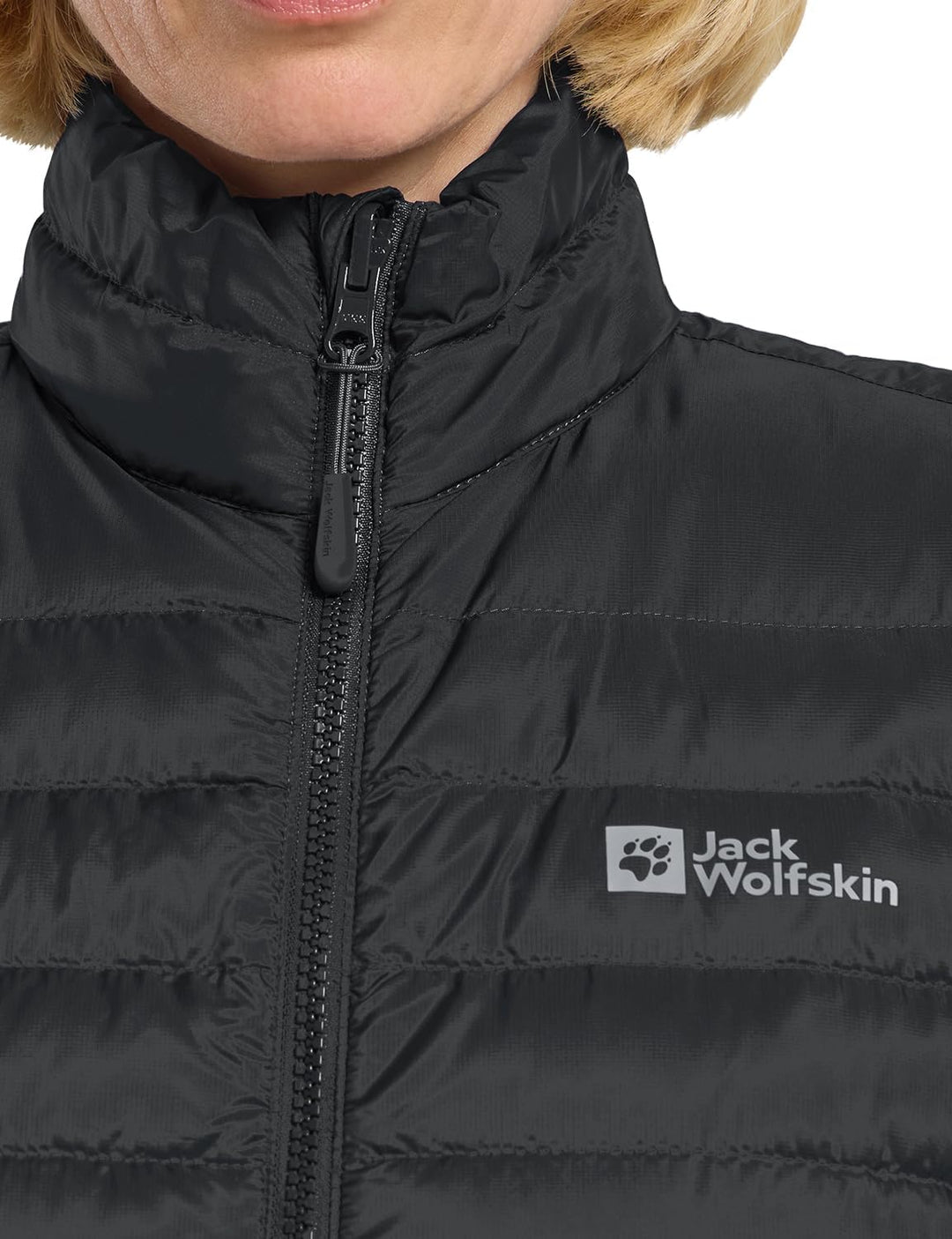 Jack Wolfskin Damen Pilvi Down Vest W Daunenweste, Schwarz