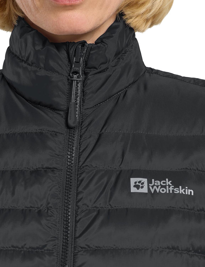 Jack Wolfskin Damen Pilvi Down Vest W Daunenweste, Schwarz