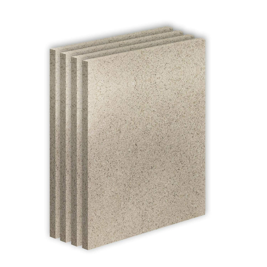 Vermiculite Platte Schamott-Ersatz für Kamin-Ofen Feuerraum Auskleidung SF600 500x600mm 25mm Stärke