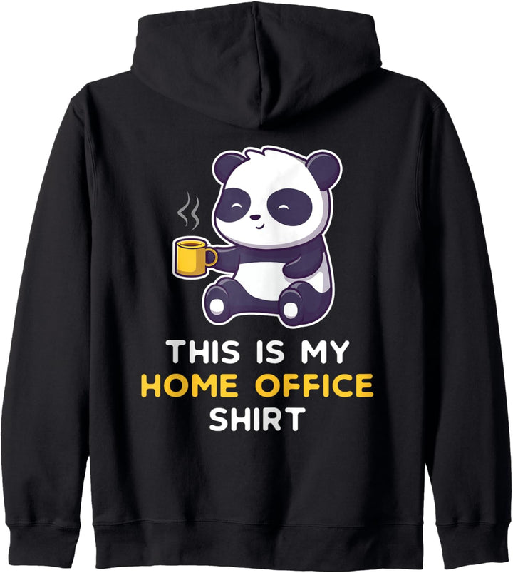 Panda Team Heimarbeit Büro Outfit This is my Home Office Kapuzenjacke