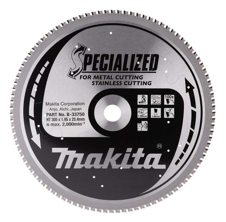 Makita Specialized Saegeblatt, 305 mm x 1 Zoll, 100Z, B-33750