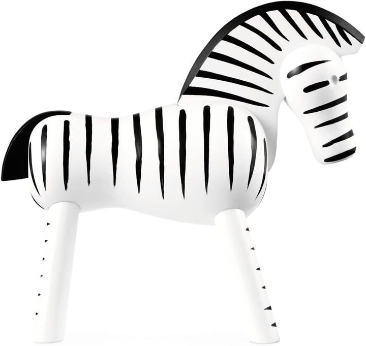 Kay Bojesen Zebra Figuren 14 cm Holzfiguren Weihnachtsdekoration, schwarz H14 cm Zebra, H14 cm Zebra