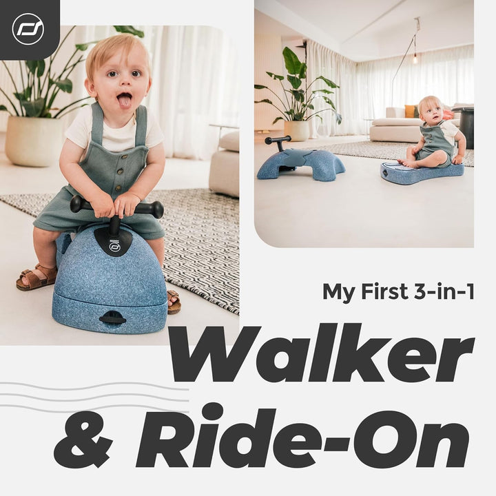 Scoot & Ride My First Rutscher aus recyclebarem EPP-Material/PVC frei/BPA frei, Farbe: Steel, 96595,