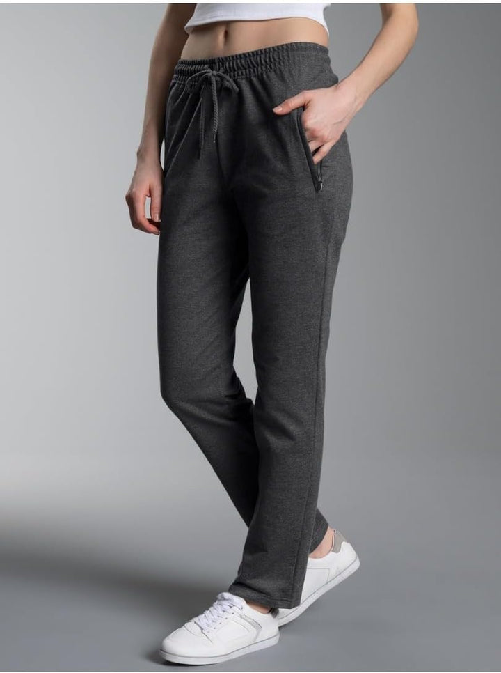 TRIGEMA Damen Freizeithose aus Sweat-Qualität S Anthrazit-melange, S Anthrazit-melange