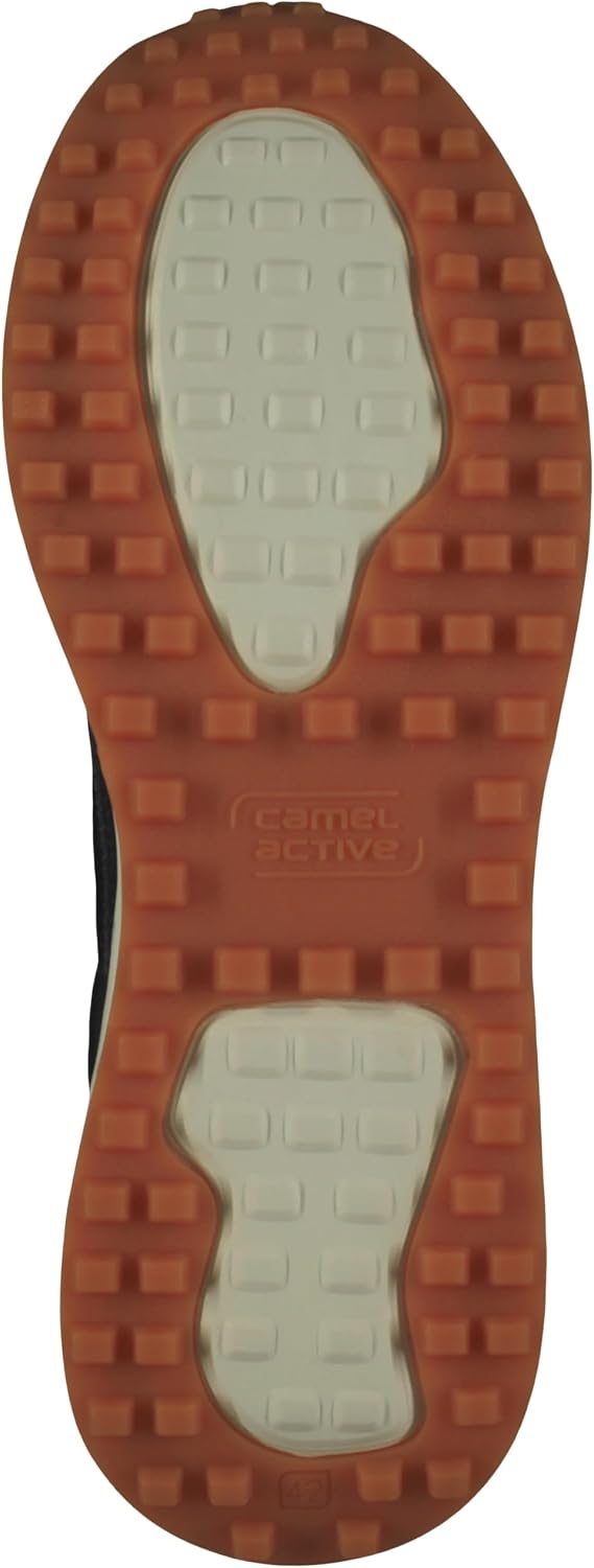 camel active Herren Guide Sneaker 44 EU Schwarz, 44 EU Schwarz