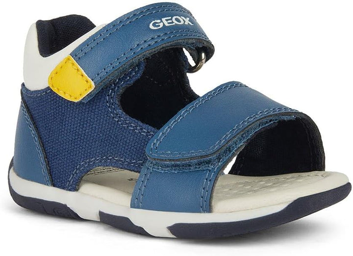 Geox Baby-Mädchen B Sandal Tapuz Girl Erste Schritte 21 EU Avio Dk Yellow, 21 EU Avio Dk Yellow
