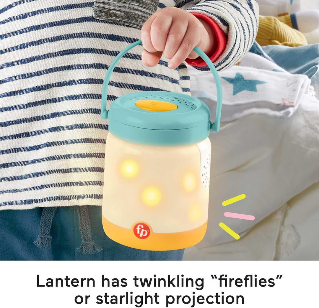 Fisher-Price GRR00 - Bärchenbaby mit Glühwürmchen-Spieluhr, Klangerzeuger für das Kinderzimmer, für