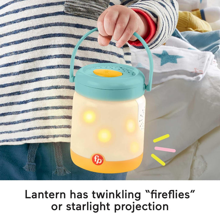 Fisher-Price GRR00 - Bärchenbaby mit Glühwürmchen-Spieluhr, Klangerzeuger für das Kinderzimmer, für