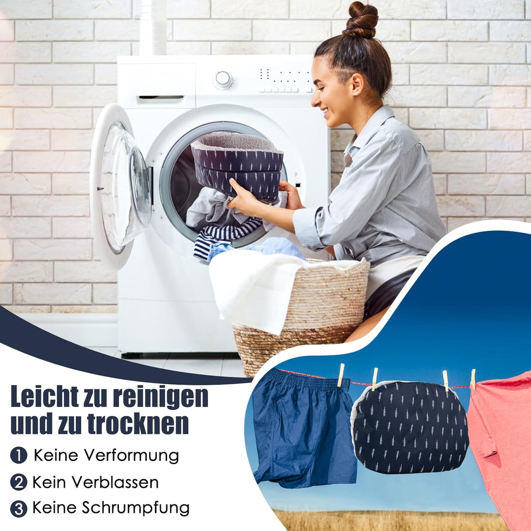 ONEJU Meerschweinchenbett, Meerschweinchen Oval Cuddler, Kaninchenbett, Bunny Bed, Meerschweinchenkä