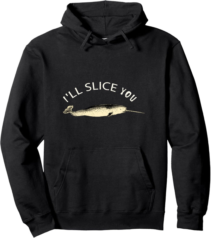 Lustiger Narwal schneidet Ihnen das Einhorn des Meeresgesche Pullover Hoodie