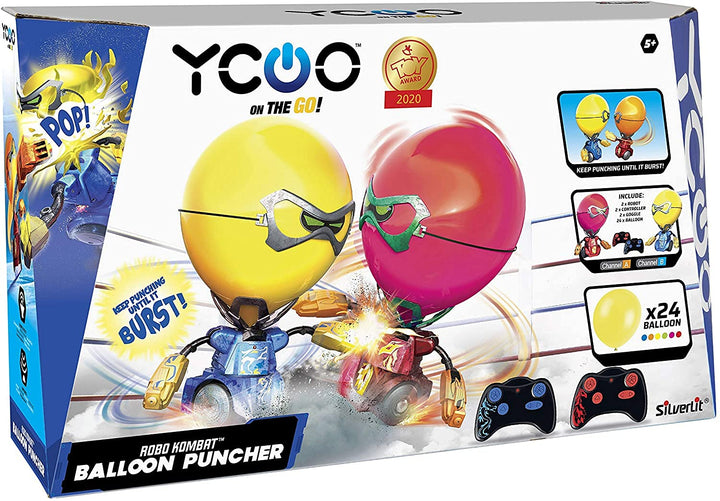 Silverlit 88038 ROBO Kombat Balloon Puncher by, ferngesteuerte Spielzeug, 2 Roboter und Zubehör, Ton