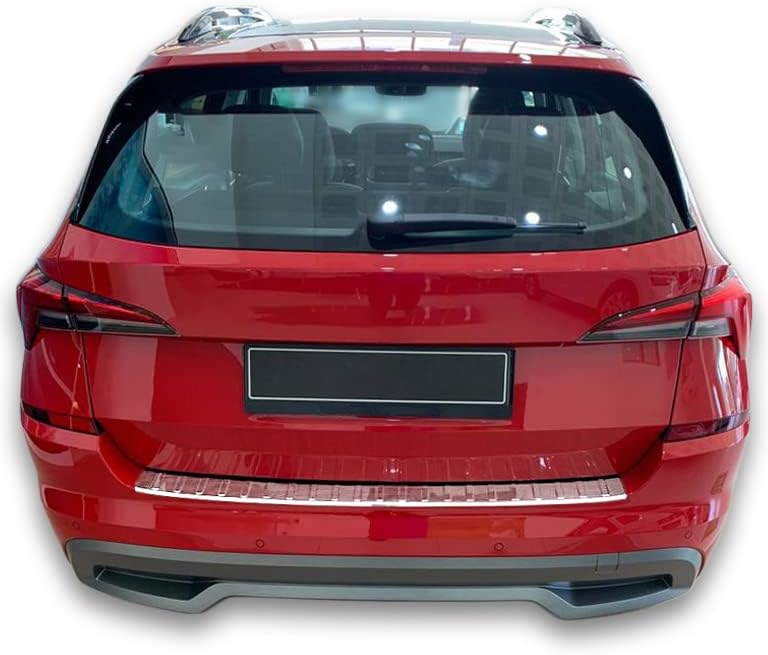 Ladekantenschutz Edelstahl CHROM kompatibel für SKODA Kamiq | ab 2019 | mit Abkantung | premium Qual