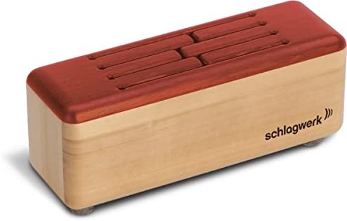 Schlagwerk 45061 Schlitztrommel, 6 Töne F-Penta, Padouk Padouk 6 Spielfelder, Padouk 6 Spielfelder