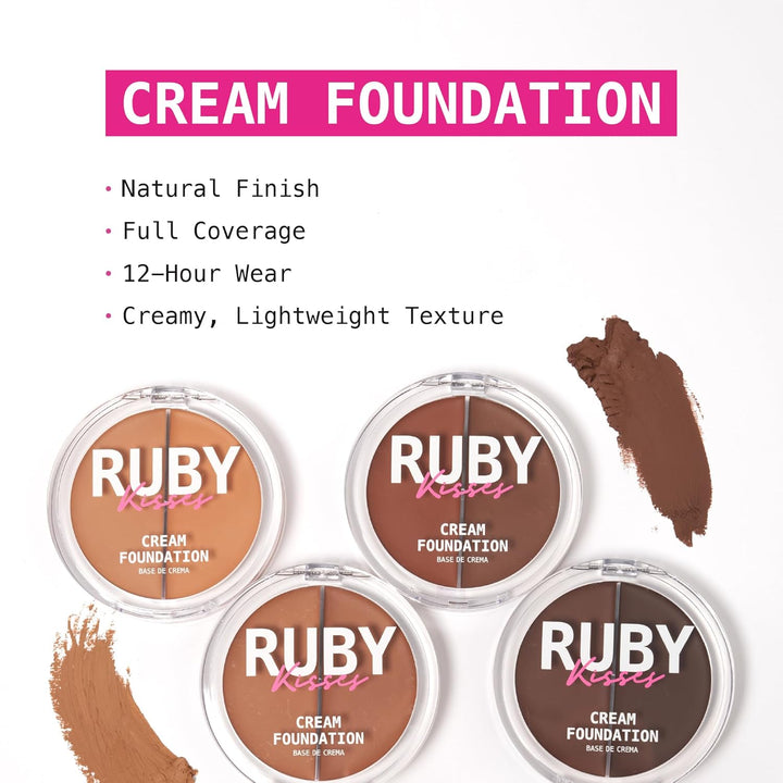 3D FACE CREATOR (RDF16) - Ruby Kisses HD 2 Color Foundation + Concealer by Ruby Kisses